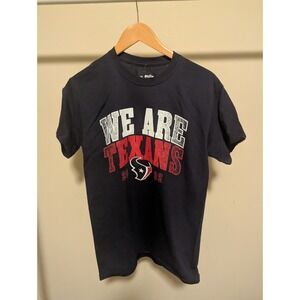 Houston Texans T-Shirt Men's Small Black NFL Team Apparel "We Are Texans" NWT
